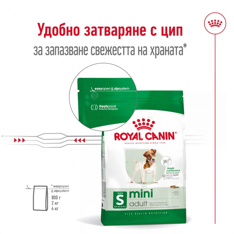 ROYAL CANIN Mini Adult - 8+1 кг