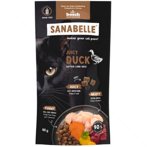 Меко лакомство с патешко месо за израснали котки 40 гр SANABELLE Juicy Duck