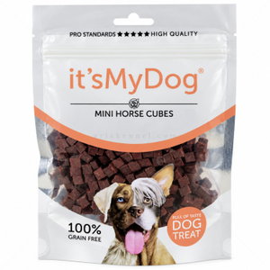 Мини кубчета конско месо IT'S MY DOG Mini Horse Cubes Grain Free