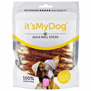 Кожени солети с патешко месо IT'S MY DOG Duck Roll Sticks Grain Free