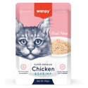 Пауч с пилешко месо и скариди в желе 85 гр WANPY Chicken & Shrimp
