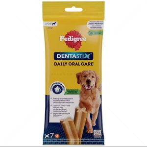 Лакомство за дентална хигиена за кучета с тегло над 25 кг PEDIGREE Dentastix, 270 гр