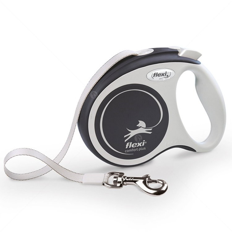 FLEXI Comfort Plus XS Mini лента – Автоматичен повод, антрацит
