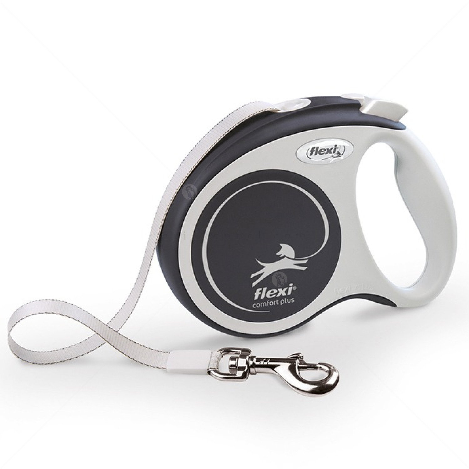 FLEXI Comfort Plus XS Mini лента – Автоматичен повод, антрацит