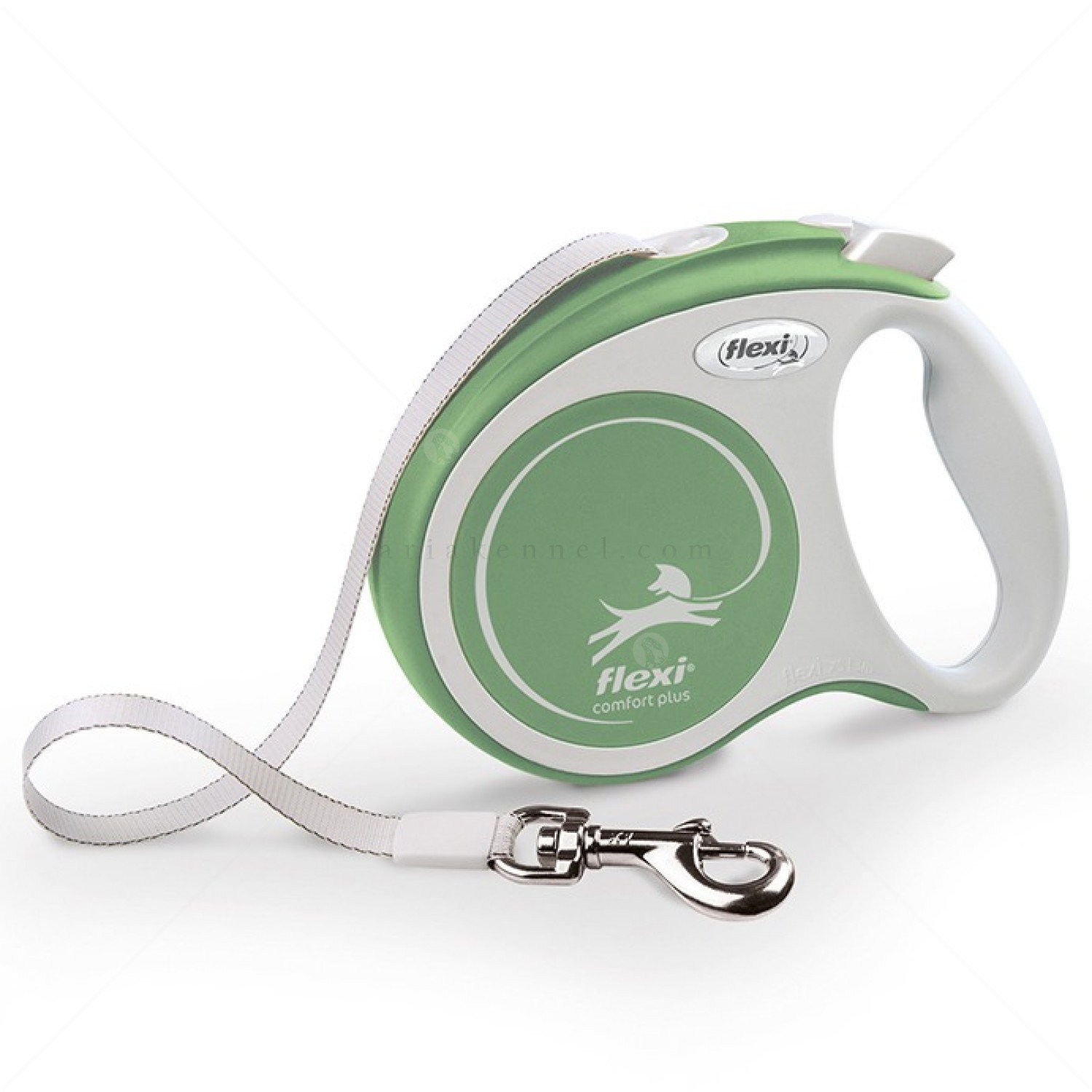 FLEXI Comfort Plus XS Mini лента – Автоматичен повод, пастелно зелен