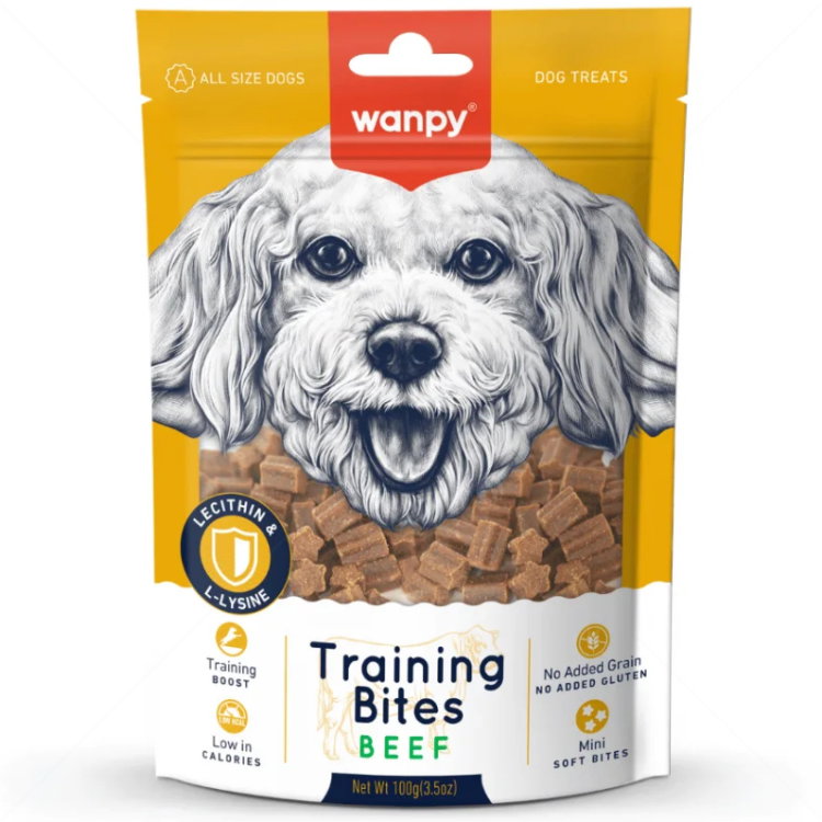 Тренировъчни хапки с говеждо месо WANPY Training Bites Beef