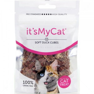 Меки кубчета патешко месо 50 гр IT'S MY CAT Soft Duck Cubes Grain Free