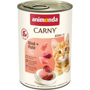 ANIMONDA Carny 400 гр. Kitten говеждо и пуешко месо
