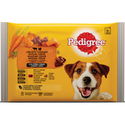 Паучове с говеждо, агнешко и пуешко месо в сос грейви PEDIGREE Multipack Adult