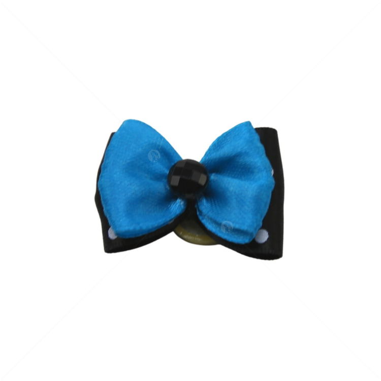 Панделка, DOG VISION, тюркоаз и черно с точки