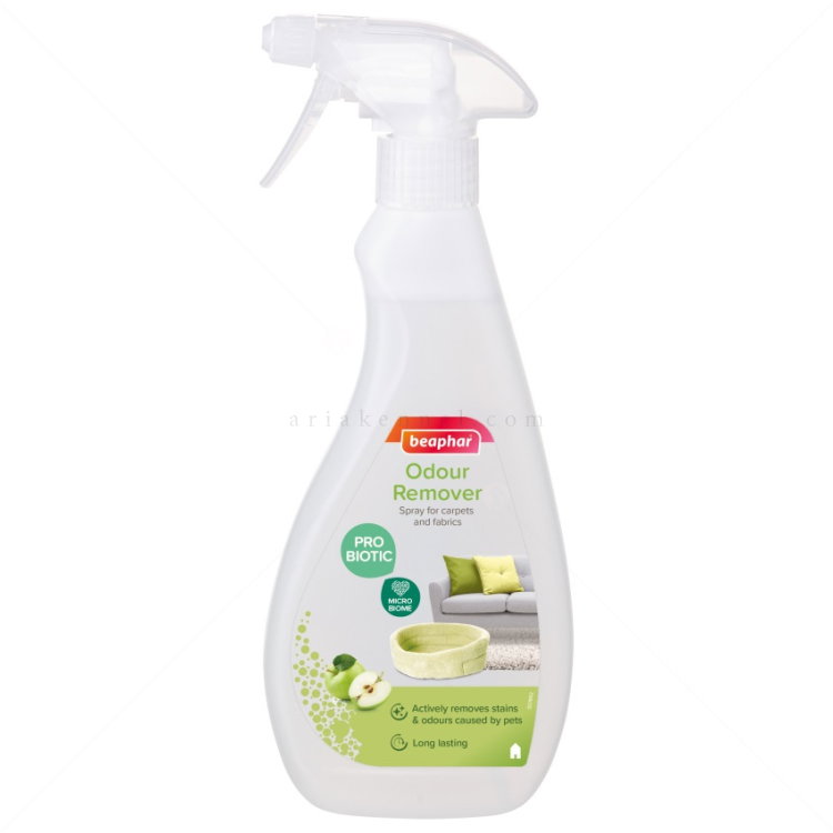 Спрей против миризми, с пробиотик и аромат на ябълка BEAPHAR Stain & Odour Remover