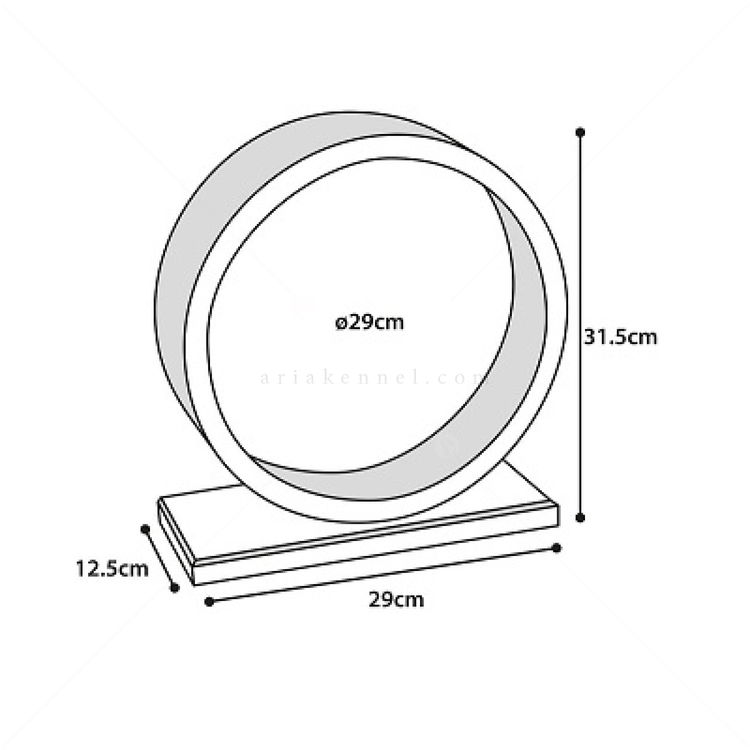 Дървено колело за гризачи KARLIE Boogie