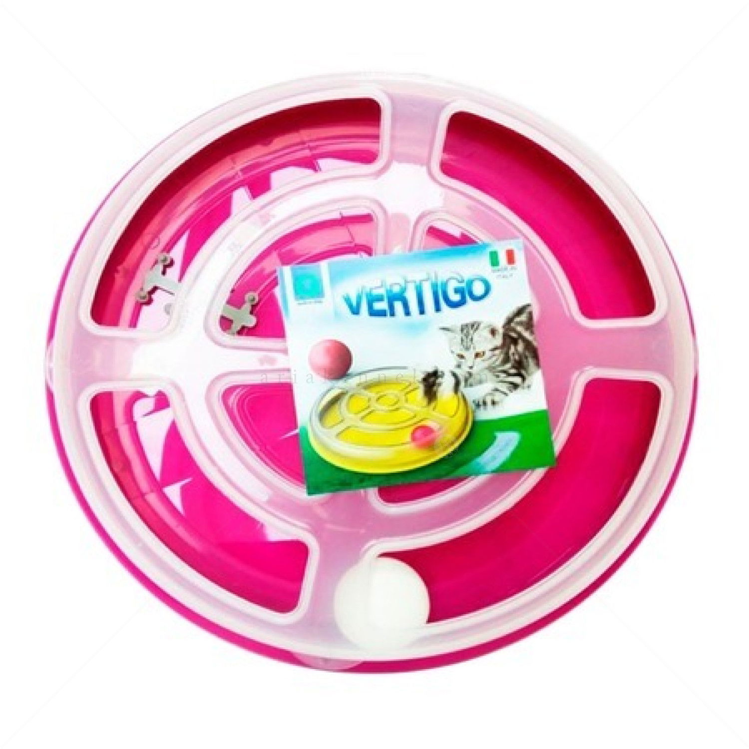 Играчка с топче GEORPLAST Vertigo, червена