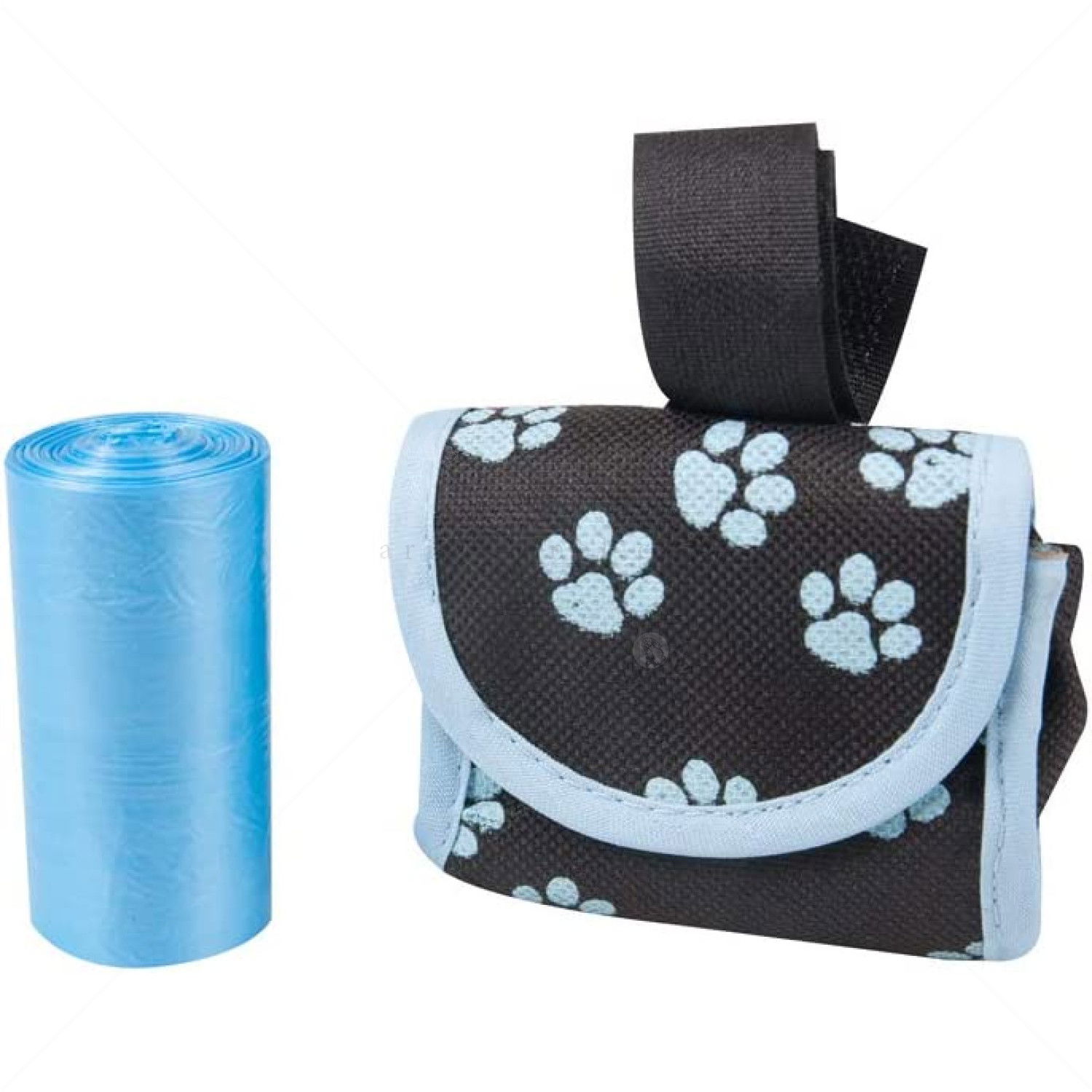 Текстилна чантичка за торбички KARLIE, синя