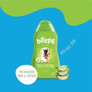 Хидратиращ шампоан с алое вера и аромат на ябълка BEEPS Pet Care