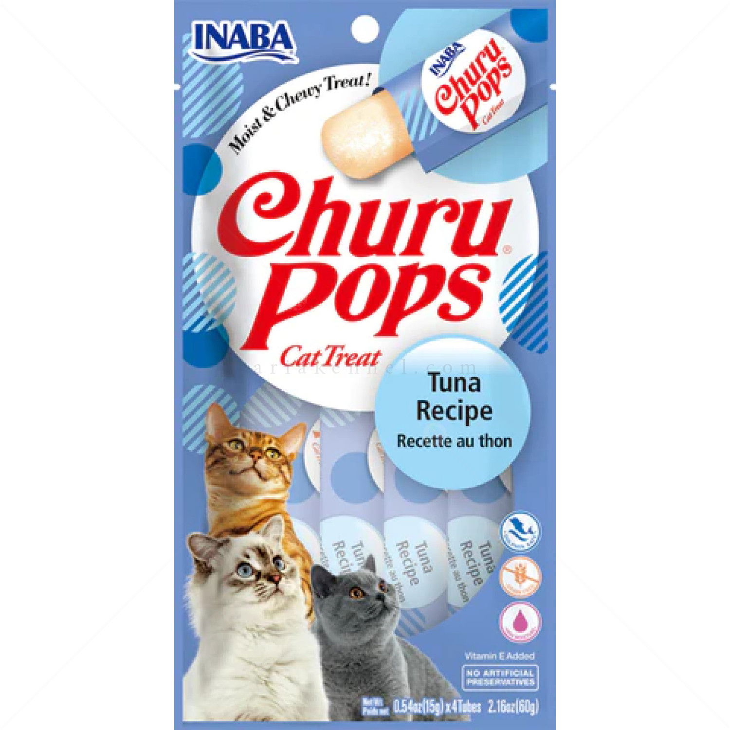INABA Churu Pops 4x15 гр. фино желе с риба тон