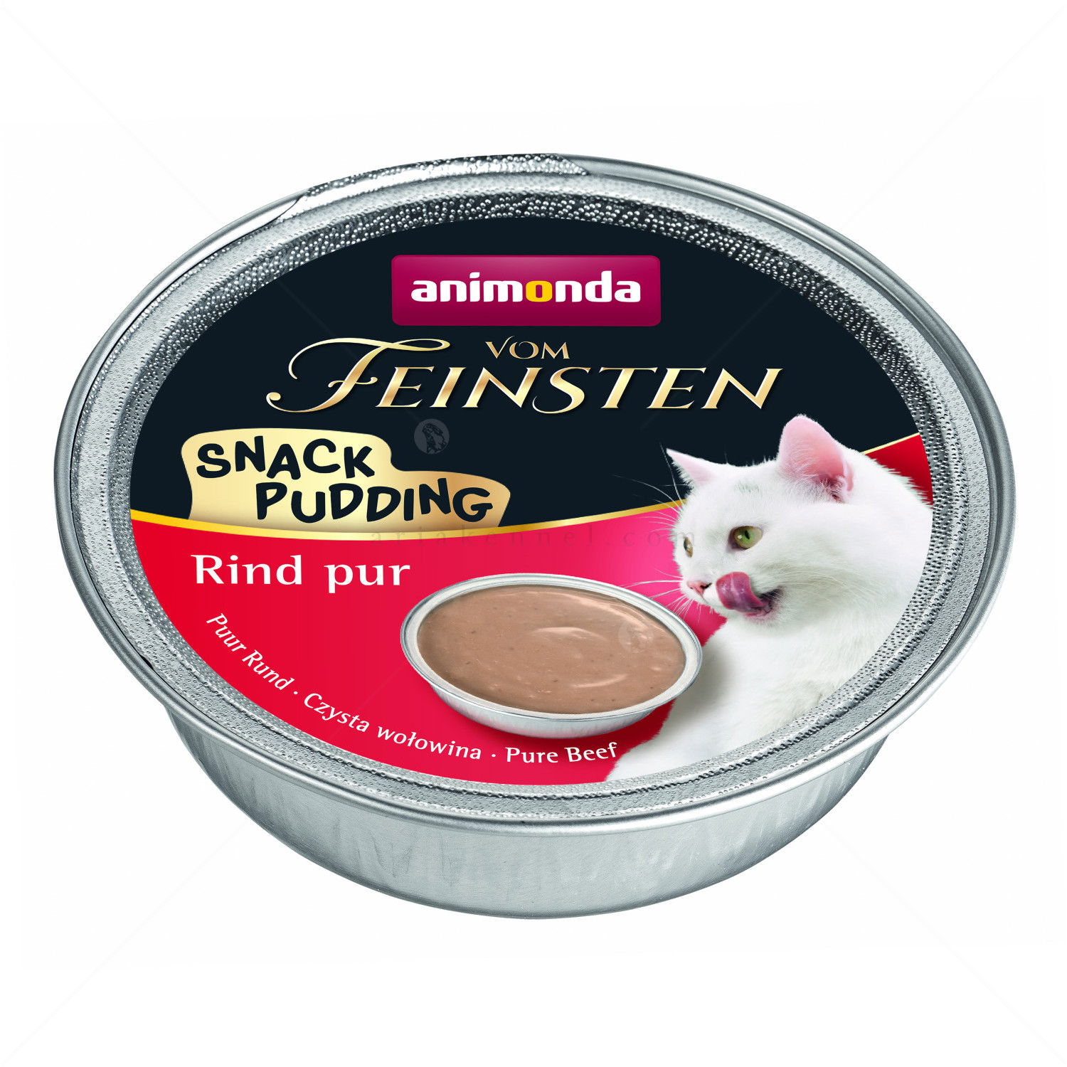 Vom Feinsten 3х85 гр. Пудинг с говеждо месо за котки