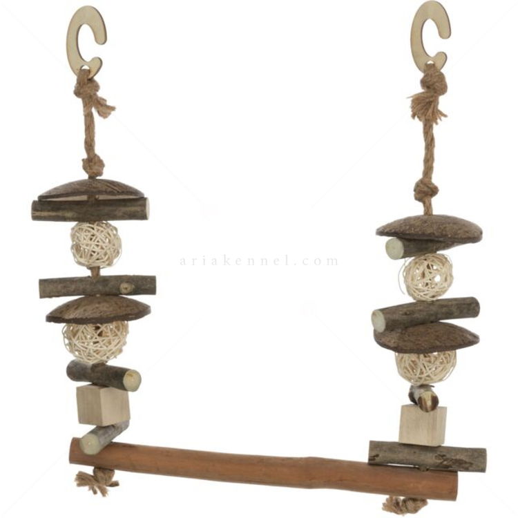 TRIXIE Дървена люлка Натура кокос, 45х30 см.