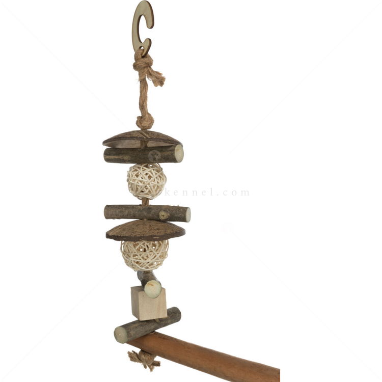 TRIXIE Дървена люлка Натура кокос, 45х30 см.